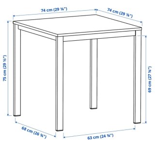Mesa VIHALS Ikea