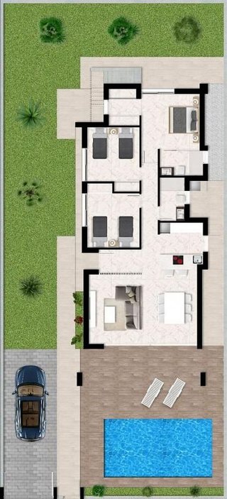 Chalet en venta en La Siesta - El Salado - Torreta en Torrevieja