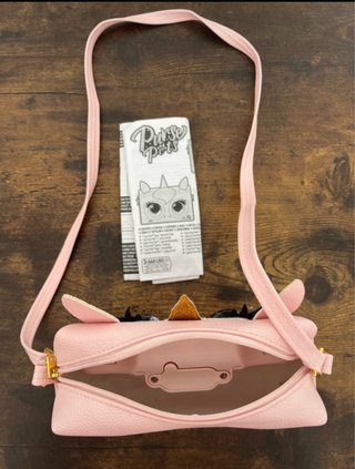 Bolso niña unicornio rosa