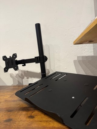 Brazo doble para monitor/portátil/tablet