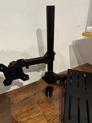 Brazo doble para monitor/portátil/tablet