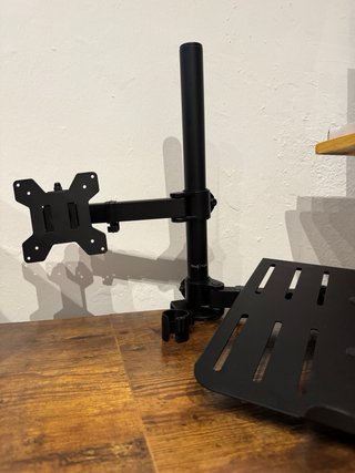 Brazo doble para monitor/portátil/tablet