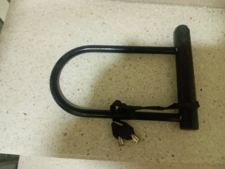 Candado U Negro para Moto