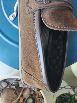 Mocassini Louis Vuitton Uomo Marrone