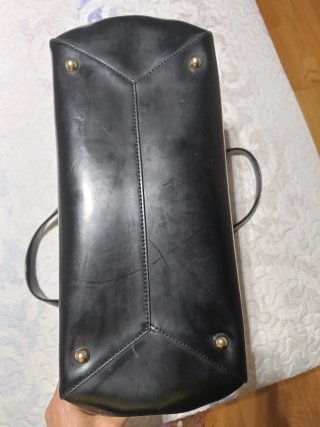 Bolso piel Adolfo Domínguez negro