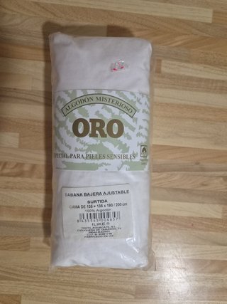 Sábana Bajera Ajustable Algodón 135cm