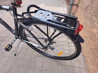 Bicicleta de paseo Btwin Negra