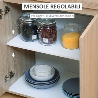 Carro De Cocina Con Ruedas, Carro De Cocina Con Cajones Armario De Madera Aglomerada 78X39.5X88.5Cm