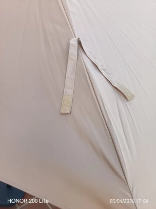 Sombrilla Jardín Beige 3m NUEVO