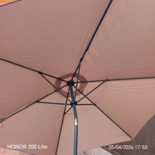 Sombrilla Jardín Beige 3m NUEVO