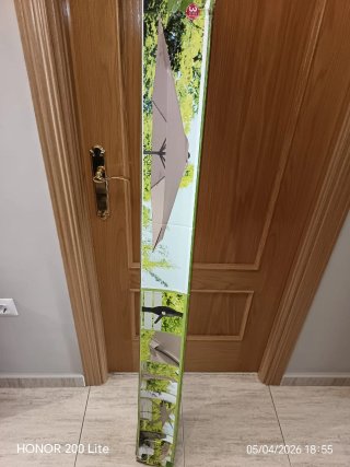 Sombrilla Jardín Beige 3m NUEVO