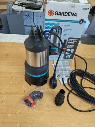 Bomba Sumergible Gardena 25000 DIRT