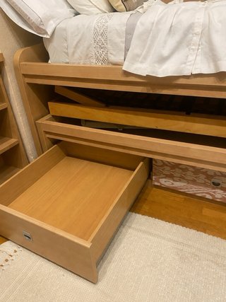 Cama nido con almacenaje