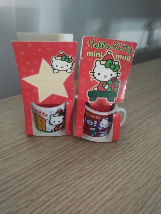 Set 2 Tazzine Hello Kitty Natalizie