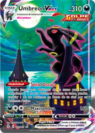 Carta Pokémon Umbreon VMAX 310 HP