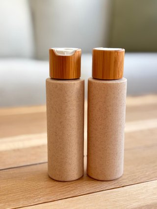 Pack 2 botes rellenables viaje 100 ml