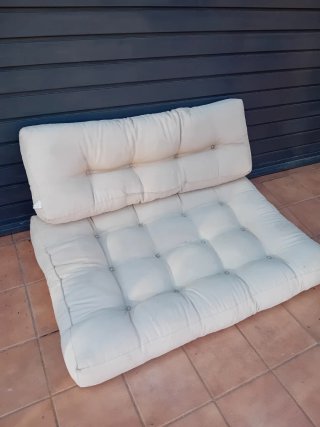 Cojines para palets beige