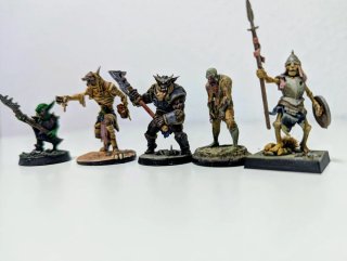 Mazmorra infestada - 33 Miniaturas D&D Rol Pintada