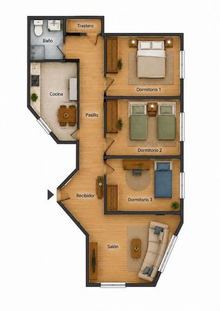 Piso en venta en Centro - Ayuntamiento en Santander