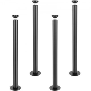 Gambe da Scrivania Regolabili da 711,2 mm, Set di 4 Gambe per Mobili da Ufficio in Acciaio Rinforzato per Fai-da-Te, Capacità di Carico 544,3 kg