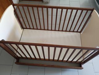 Cuna bebé madera con cajón