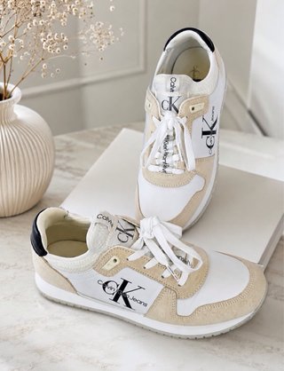 Zapatillas Calvin Klein Beige/Blanco Originales
