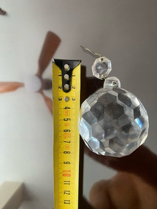 Sfera di cristallo a forma di ragno da appendere