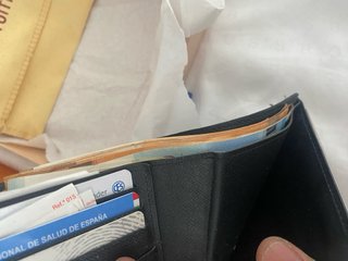 Cartera Louis Vuitton Negra Auténtica
