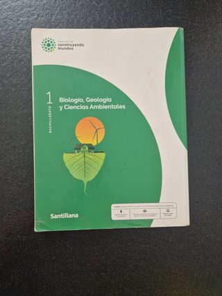 Biología 1 Bachillerato ISBN 9788468078205