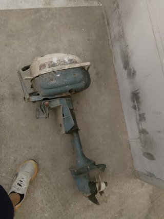 Motor Evinrude Antiguo (Piezas/Decoración)