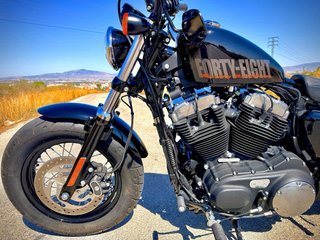 Harley Davidson Forty Eight Negra 2.800km