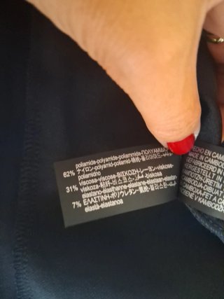 Vestido camisero Zara negro XL
