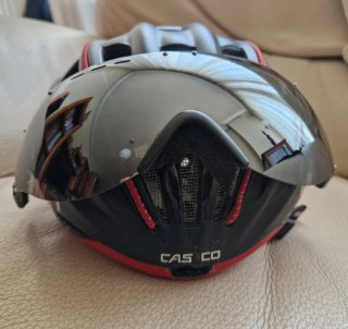 Casco Ciclismo Marca Cas-co Negro/Rojo