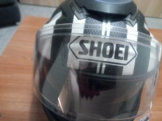 Casco Shoei GT-AIR Negro con Rayas