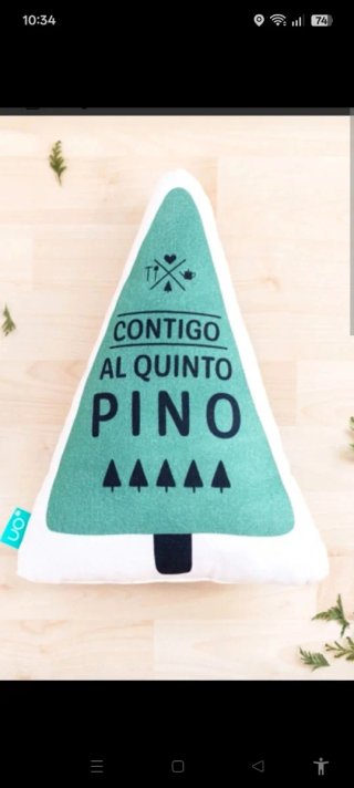 Cojín Contigo al quinto pino