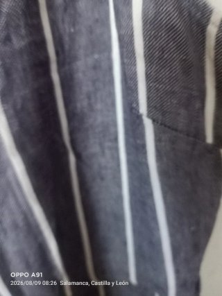 Mono Massimo Dutti Lino Rayas