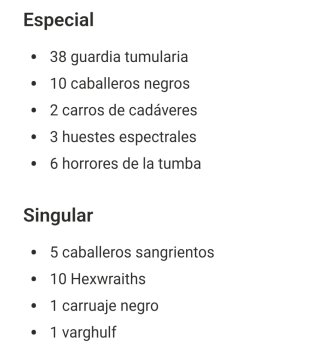 Gran ejército Condes Vampiro TOW