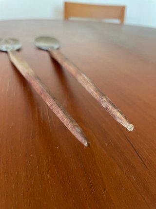 Juego de cubiertos para servir ensalada (vintage)
