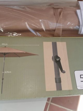 Sombrilla Jardín 3m Beige NUEVO
