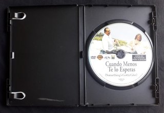 DVD Cuando menos te lo esperas (Comedia Romántica)