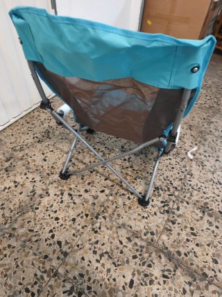 Silla Playa Plegable Garvee Azul/Gris