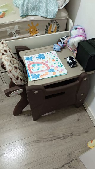 Trona infantil 2 en 1 convertible mesa y silla