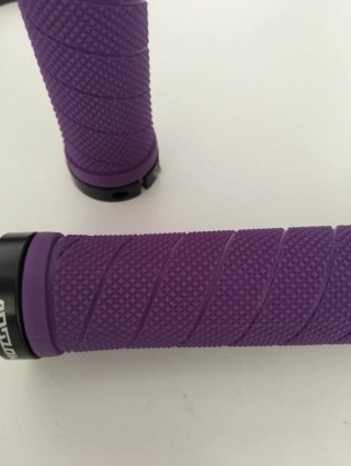 Puños Bicicleta MTB Morado