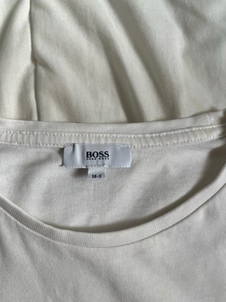 Camiseta Hugo Boss Blanca Talla 14-S