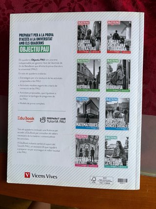 Libro preparación PAU Història d’Espanya.