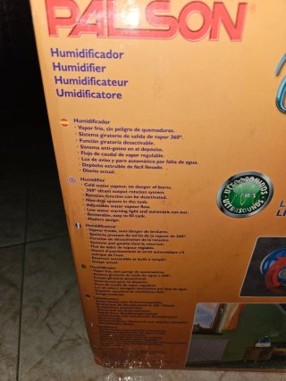 Humidificador Ocean Palson sin estrenar
