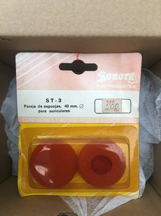 Sonora ST-3 Auriculares Esponjas 40mm