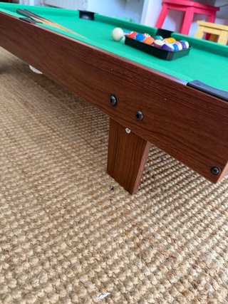 Mini mesa de billar infantil
