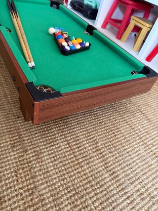 Mini mesa de billar infantil