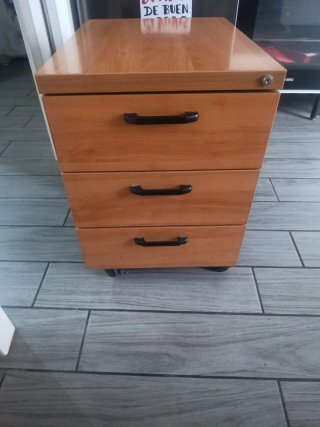Mesa auxiliar de oficina 3 cajones